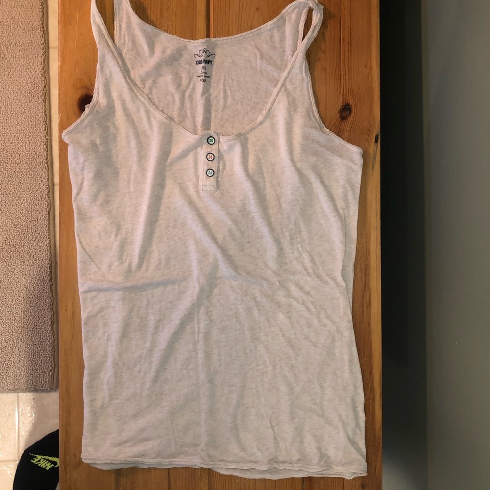 Old Navy - Vintage Style Tank - Cream - Large